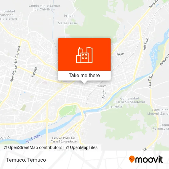 Temuco map