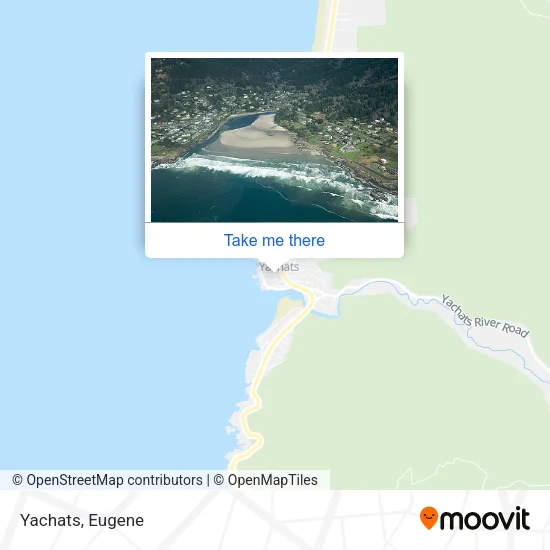 Yachats map