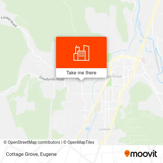 Cottage Grove map