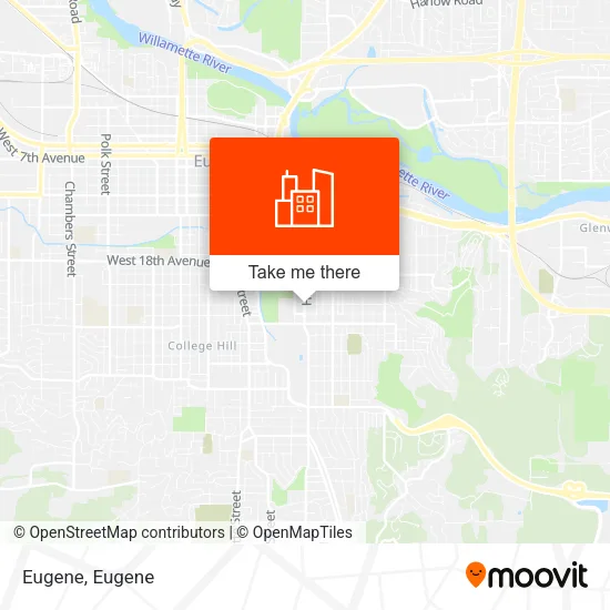 Eugene map