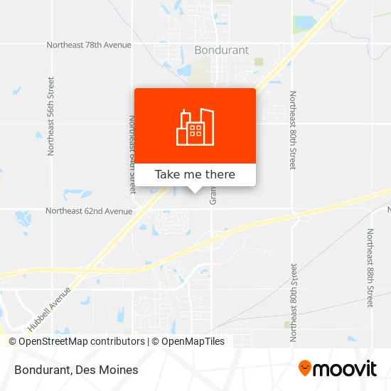 Bondurant map
