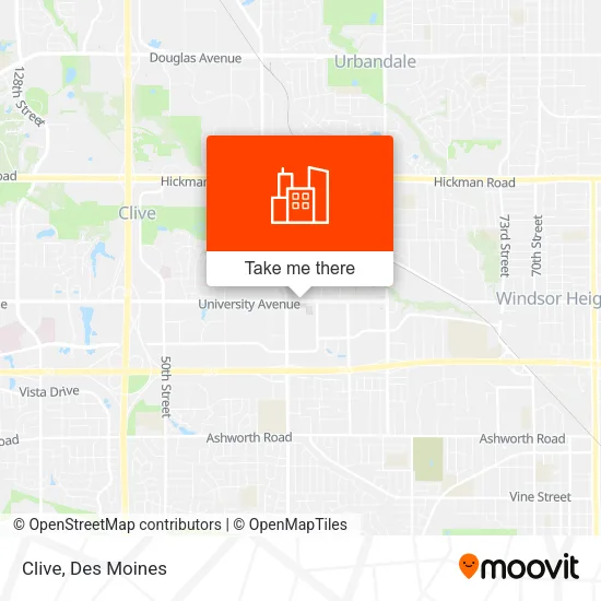 Clive map