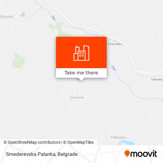 Smederevska Palanka map