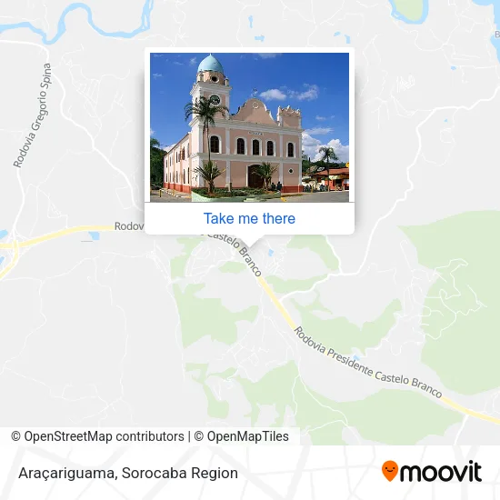 Araçariguama map
