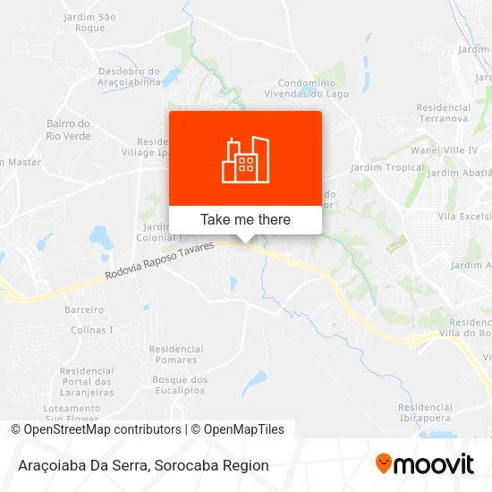 Araçoiaba Da Serra map