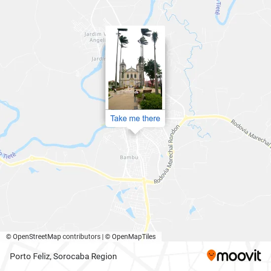Porto Feliz map
