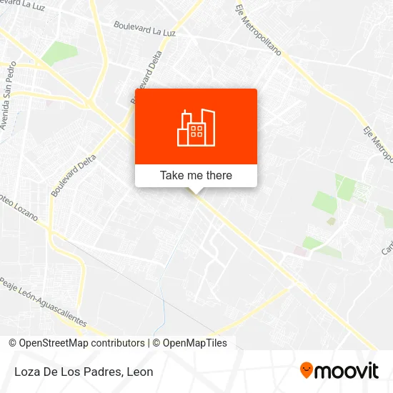 Loza De Los Padres map
