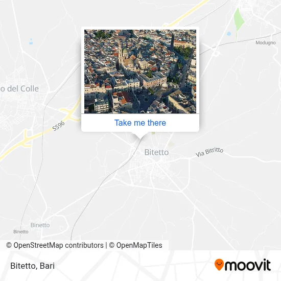 Bitetto map