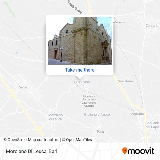 Morciano Di Leuca map