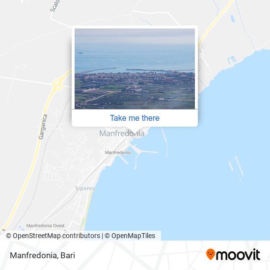 Manfredonia map