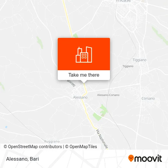 Alessano map