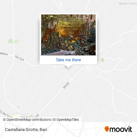 Castellana Grotte map