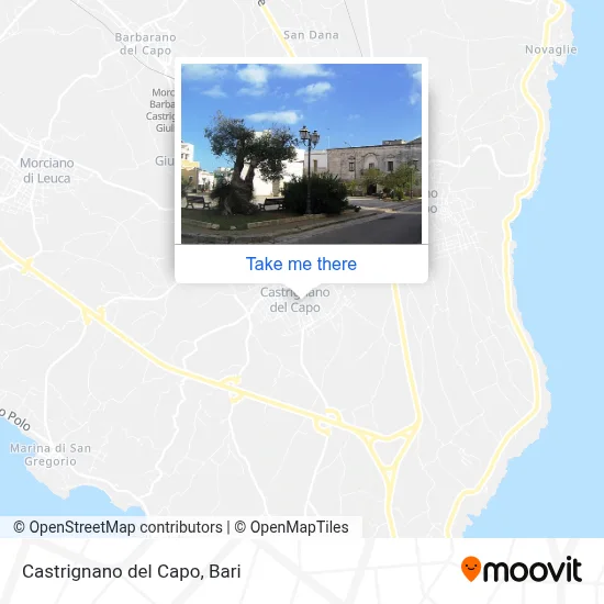 Castrignano del Capo map