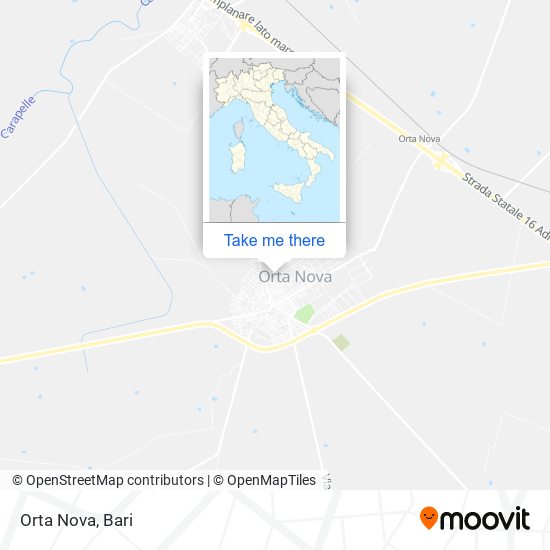 Orta Nova map