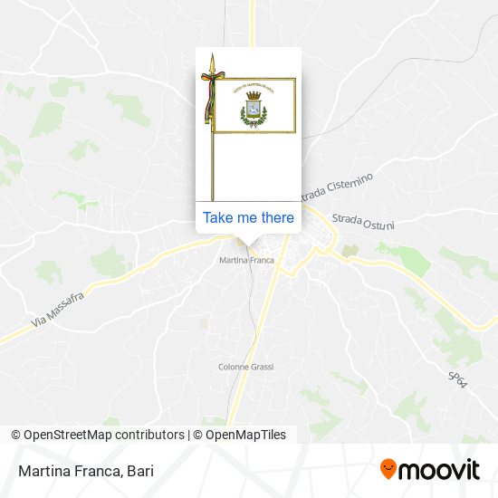 Martina Franca map