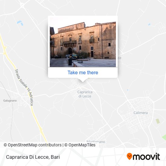 Caprarica Di Lecce map