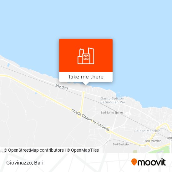 Giovinazzo map