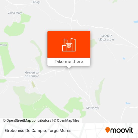 Grebenisu De Campie map