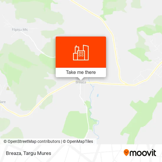 Breaza map