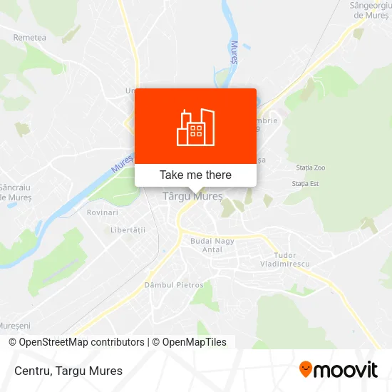 Centru map
