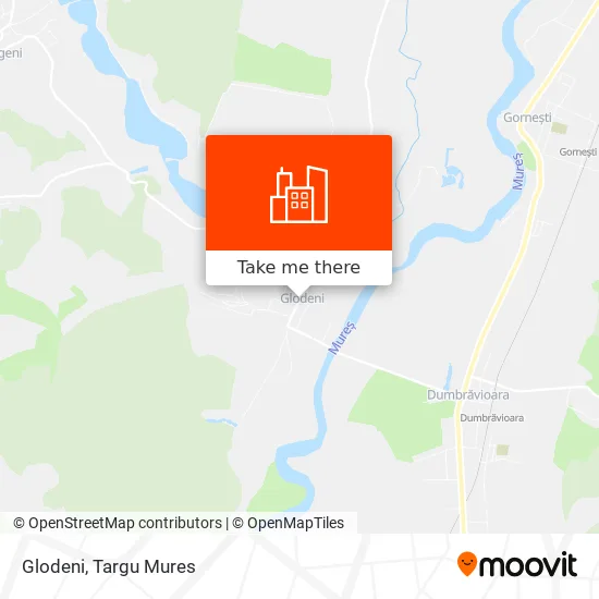 Glodeni map