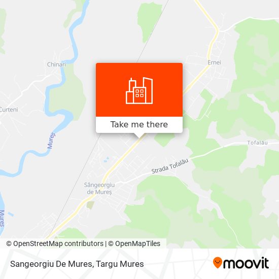 Sangeorgiu De Mures map
