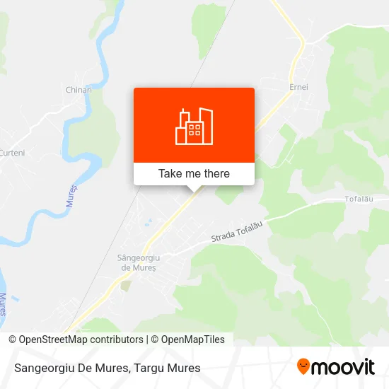 Sangeorgiu De Mures map