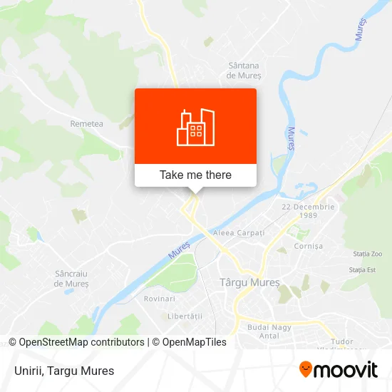 Unirii map