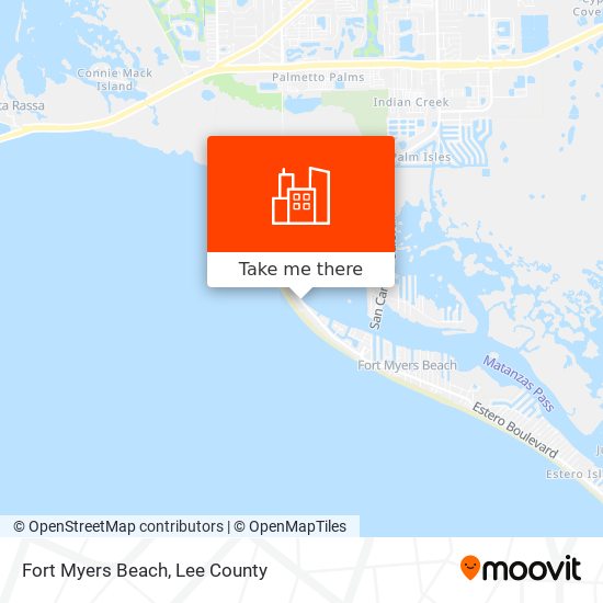 Fort Myers Beach map
