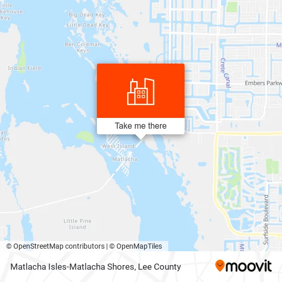 Matlacha Isles-Matlacha Shores map