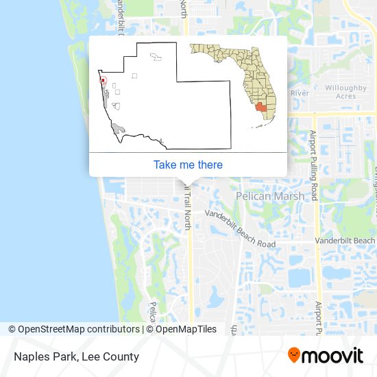 Naples Park map