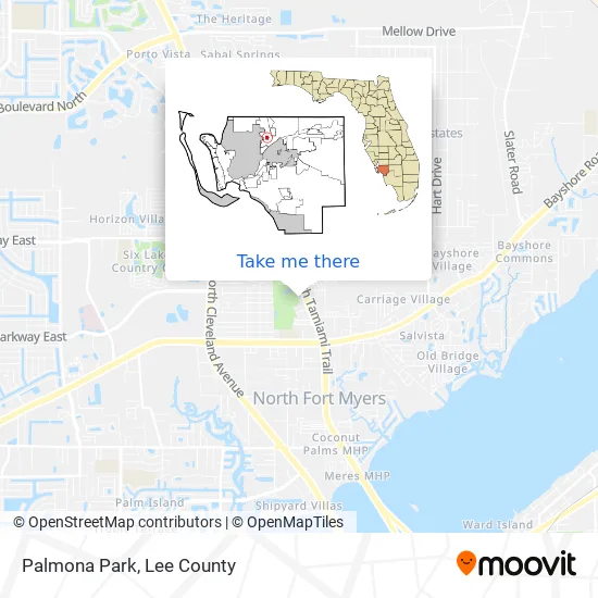 Palmona Park map