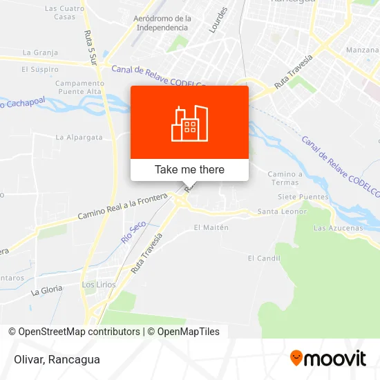 Olivar map