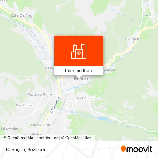 Briançon map