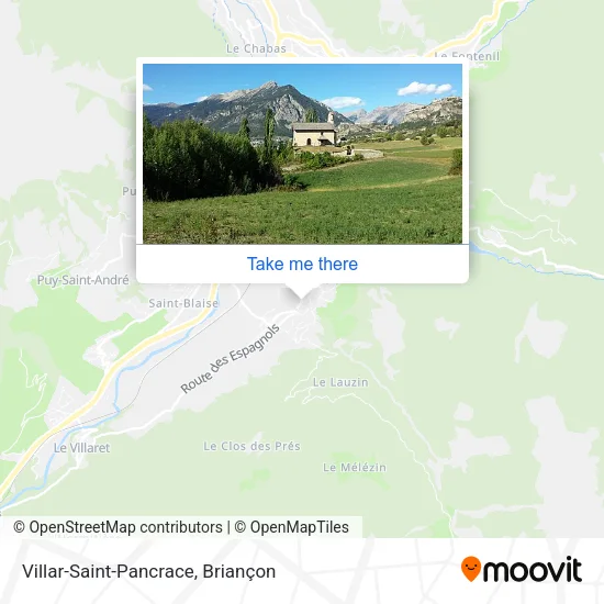 Villar-Saint-Pancrace map