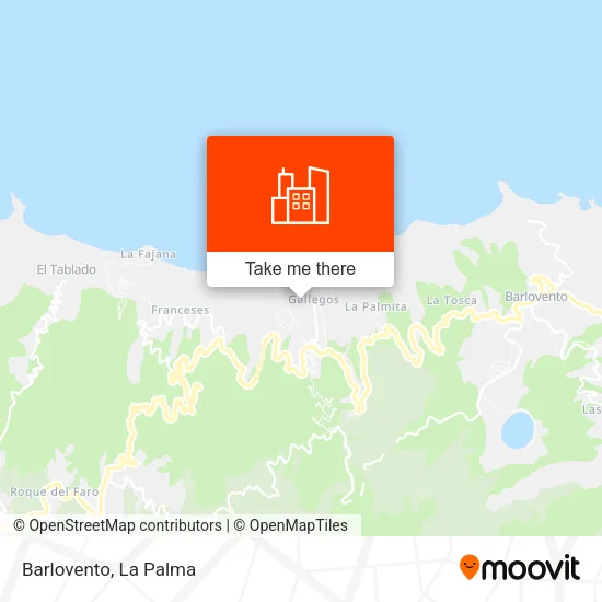 Barlovento map