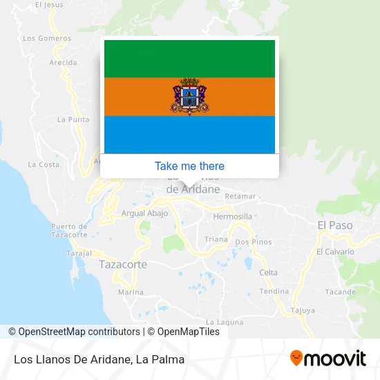 Los Llanos De Aridane map