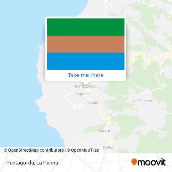 Puntagorda map
