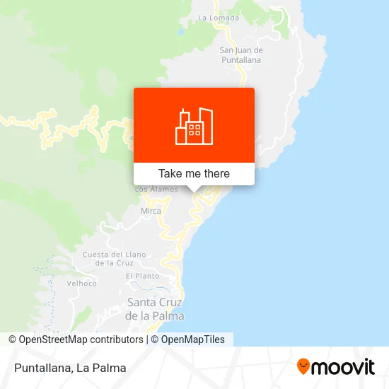 Puntallana map