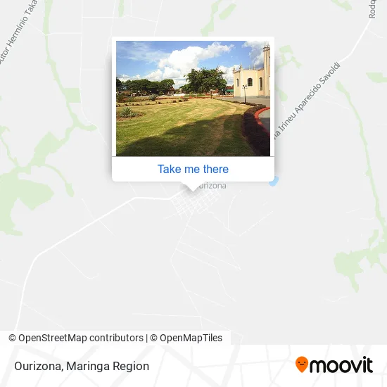 Ourizona map