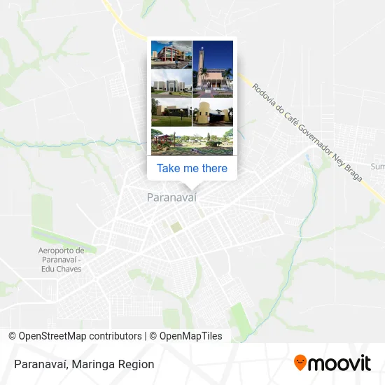 Paranavaí map