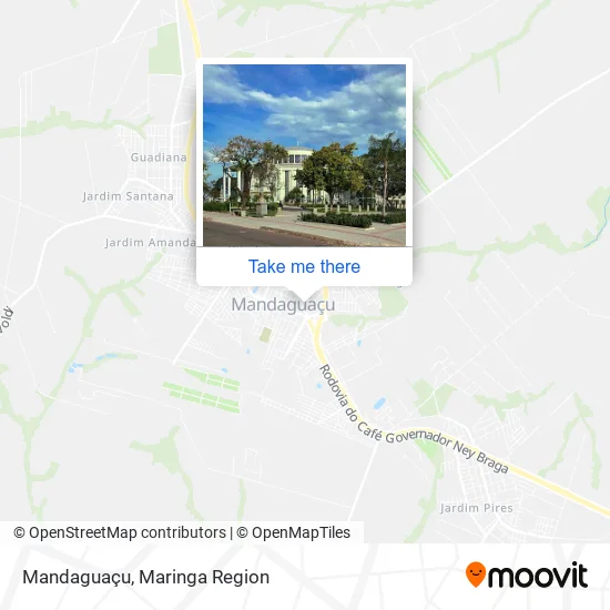 Mandaguaçu map