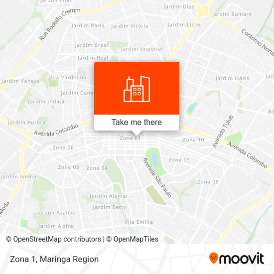 Zona 1 map