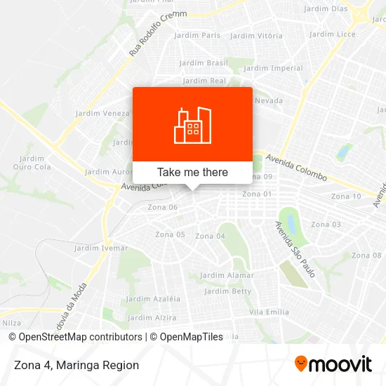 Zona 4 map