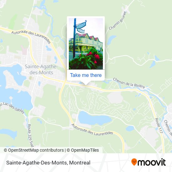 Sainte-Agathe-Des-Monts map