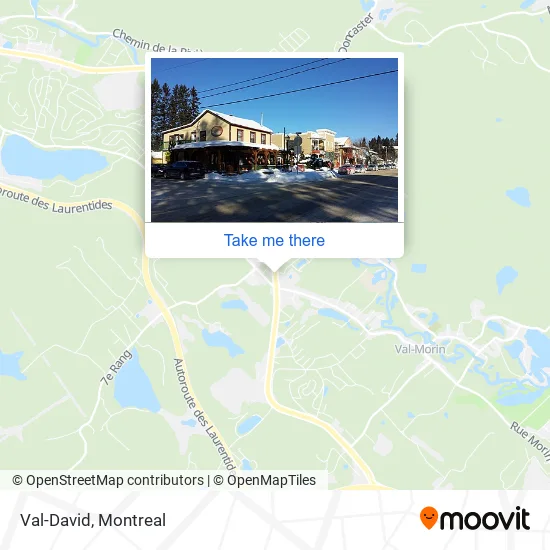 Val-David map
