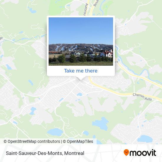 Saint-Sauveur-Des-Monts map