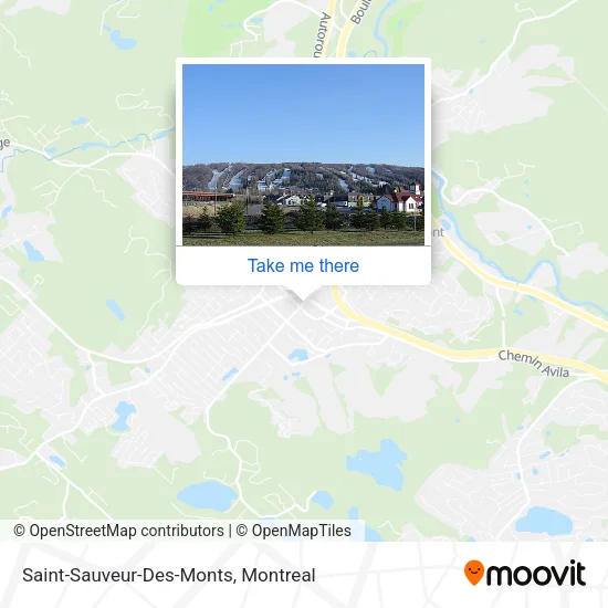 Saint-Sauveur-Des-Monts map
