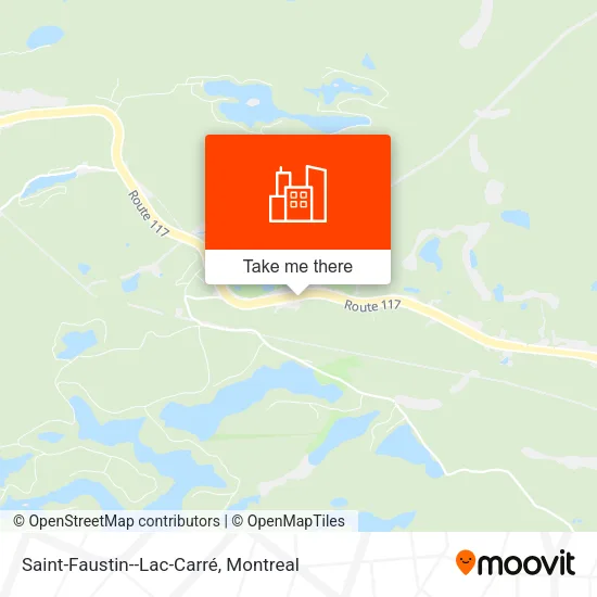 Saint-Faustin--Lac-Carré map