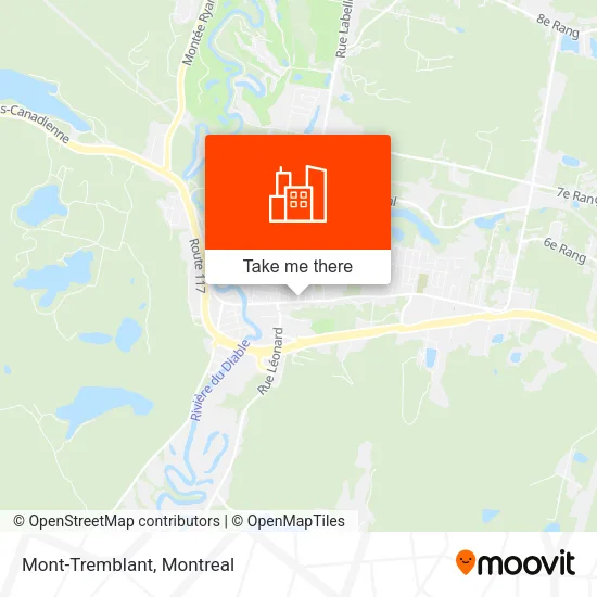 Mont-Tremblant map